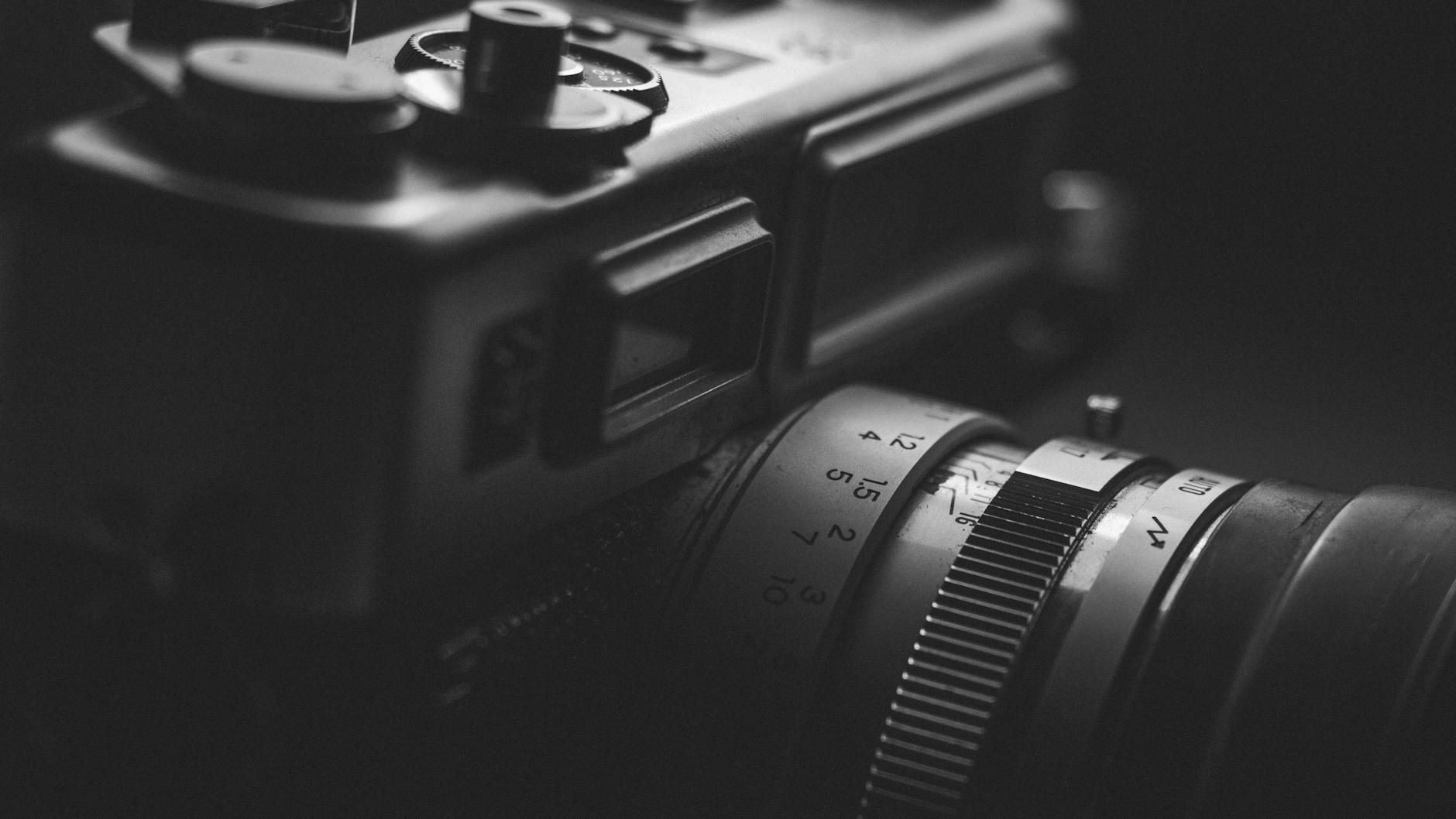 macro shot photography of camera